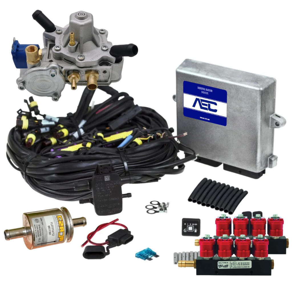 Kit de Conversión a Gas LP AEC 5/6/8 Cilindros